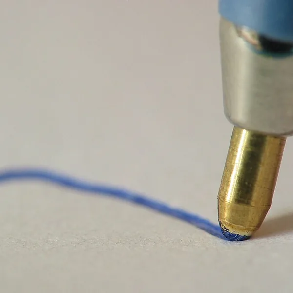 Blue ballpoint pens, 10