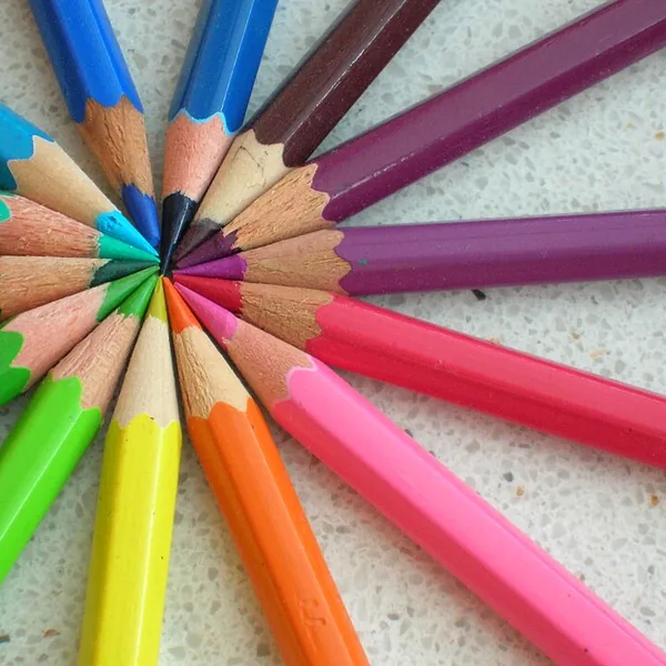 Coloured pencils, 12